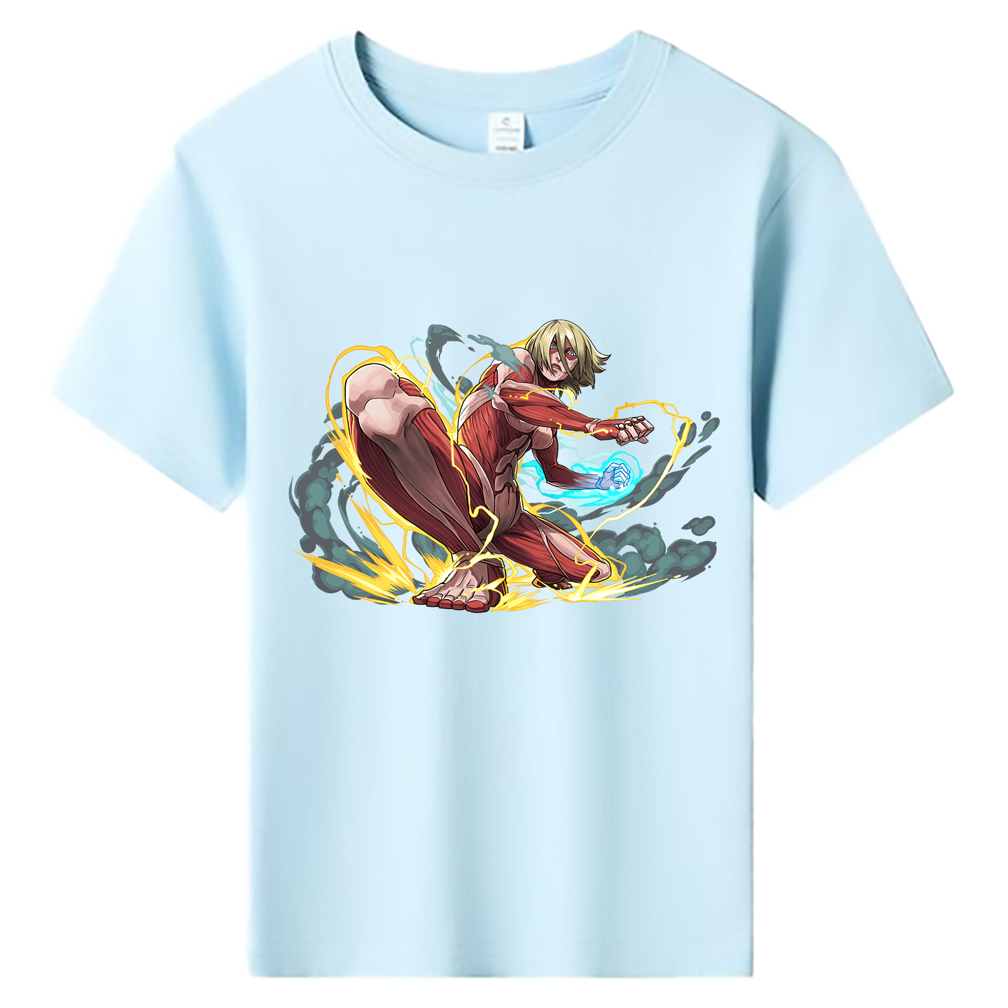 （画像用） 進撃の巨人 Attack on Titan 綿100％キッズTシャツ（フロントプリント）
